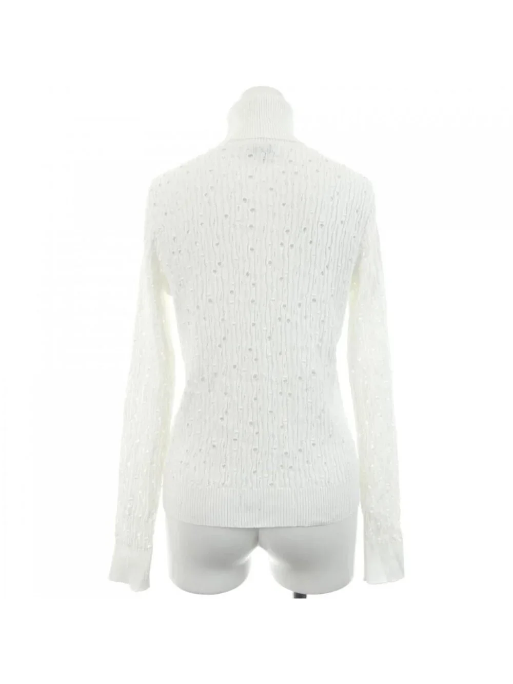 Chanel Knit Sweater White